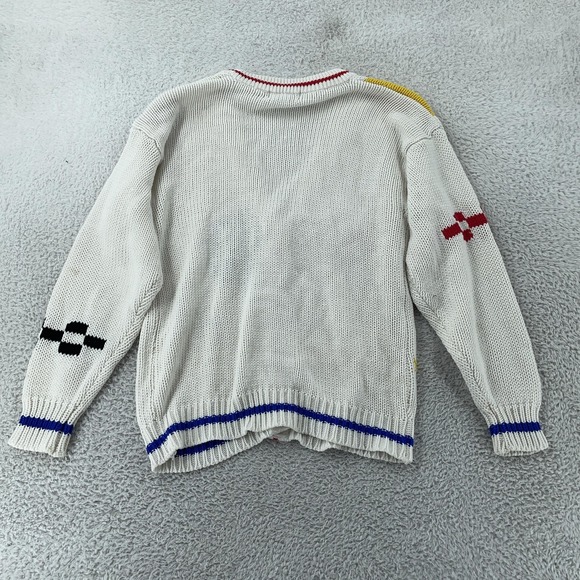 Vintage Spice of Life Cardigan Sweater Womens Small Knit Abstract Geometric‎ 80s - Picture 3 of 9